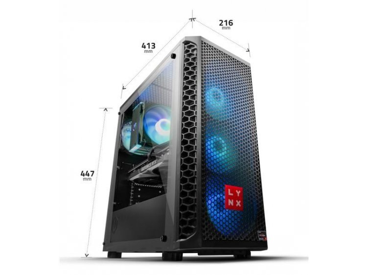 LYNX Challenger i5 12400F 16GB 1TB SSD NVMe RTX 3060 12G W11 Home