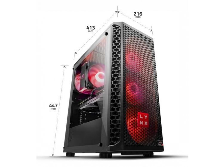 LYNX Challenger Ryzen 5 5600X 32GB 1TB SSD NVMe RTX 4060 8G W11 Home