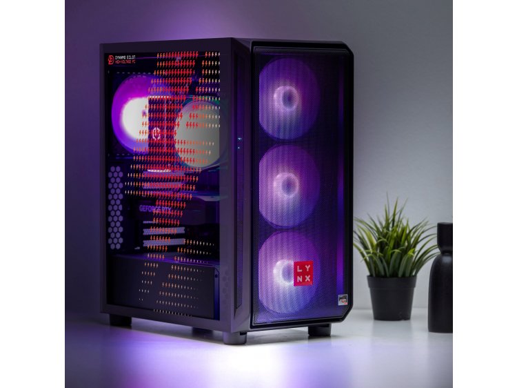 LYNX Dynamo Eclot  Ryzen 7 7800X3D 32GB 1T SSD NVMe RTX 5070 12G W11 Home
